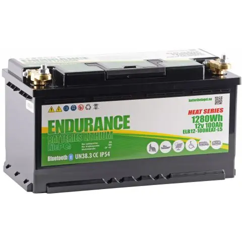 Trygg betalning Endurance ELB12-100HEAT-L5 Förbrukningsbatteri